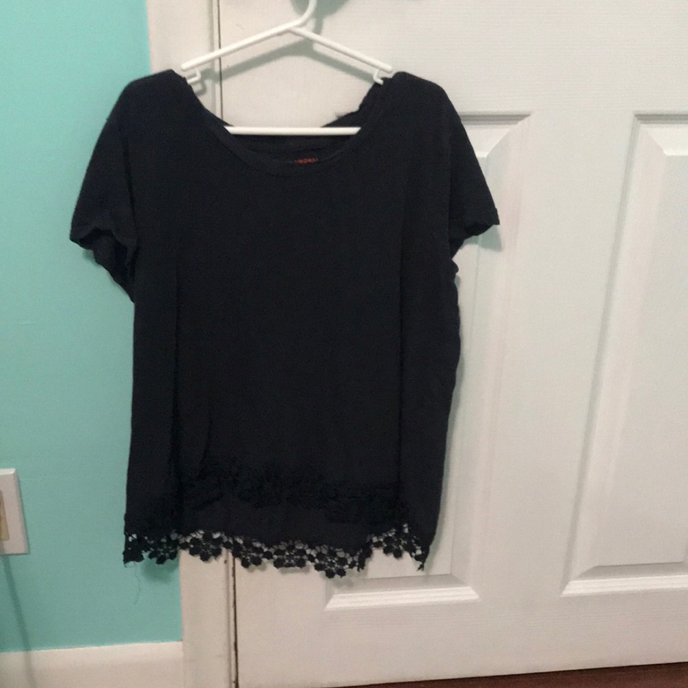 Cute navy blue kids shirt